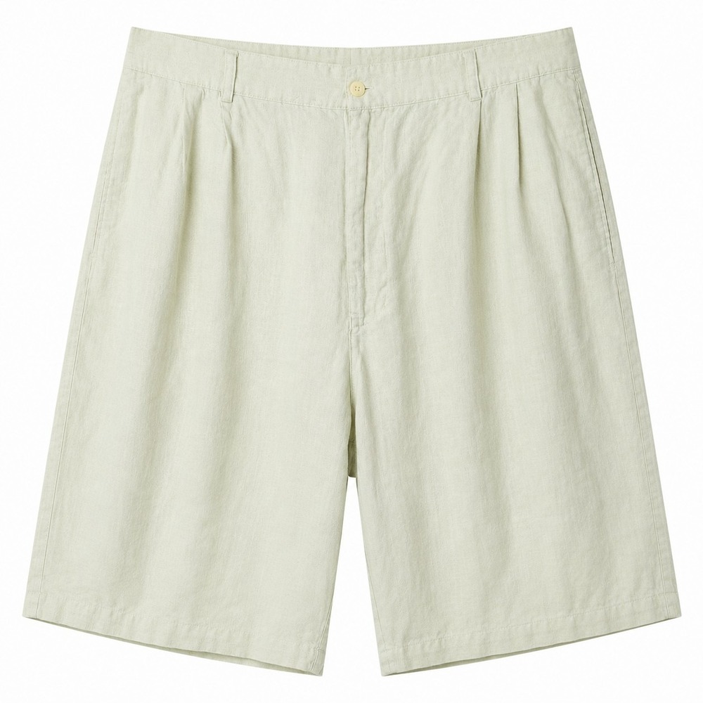 SYLLABLES System Linen Long Length Short Sz 38 (36) Mint Green Lined Summer GUC